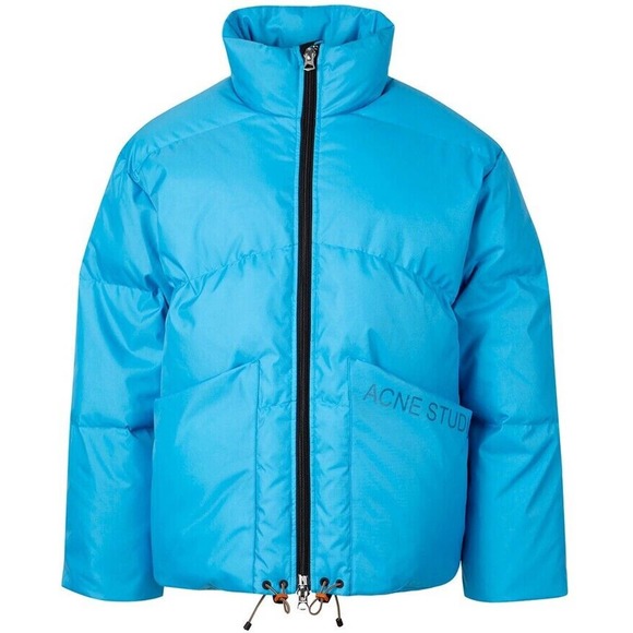 Acne Studio Down filled Jacket Blue Size IT 50 Puffer - Picture 1 of 12